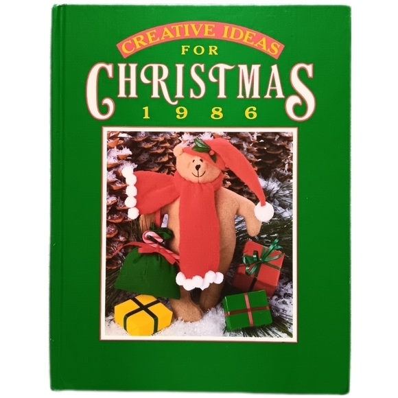 Vintage Other - 1986 Christmas Crafts Book, Vintage Retro 80s Projects, Holiday Winter Fall